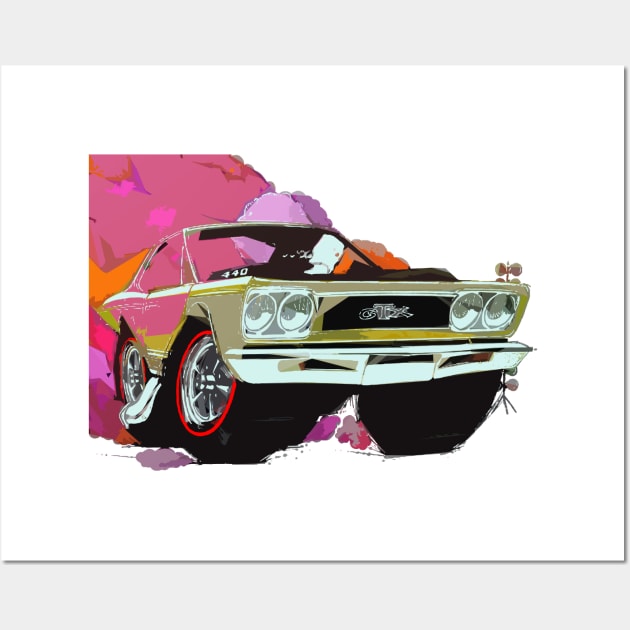 Muscle Car Wall Art by Toby Wilkinson